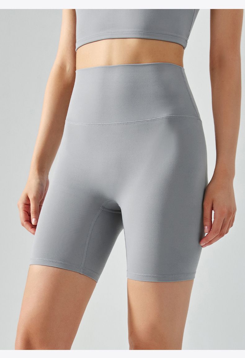 Ningbo Big Tree, pantaloncini estivi a quattro quarti senza cuciture, a vita alta, per il fitness, lo sport, il ciclismo e lo yoga_voghion.com