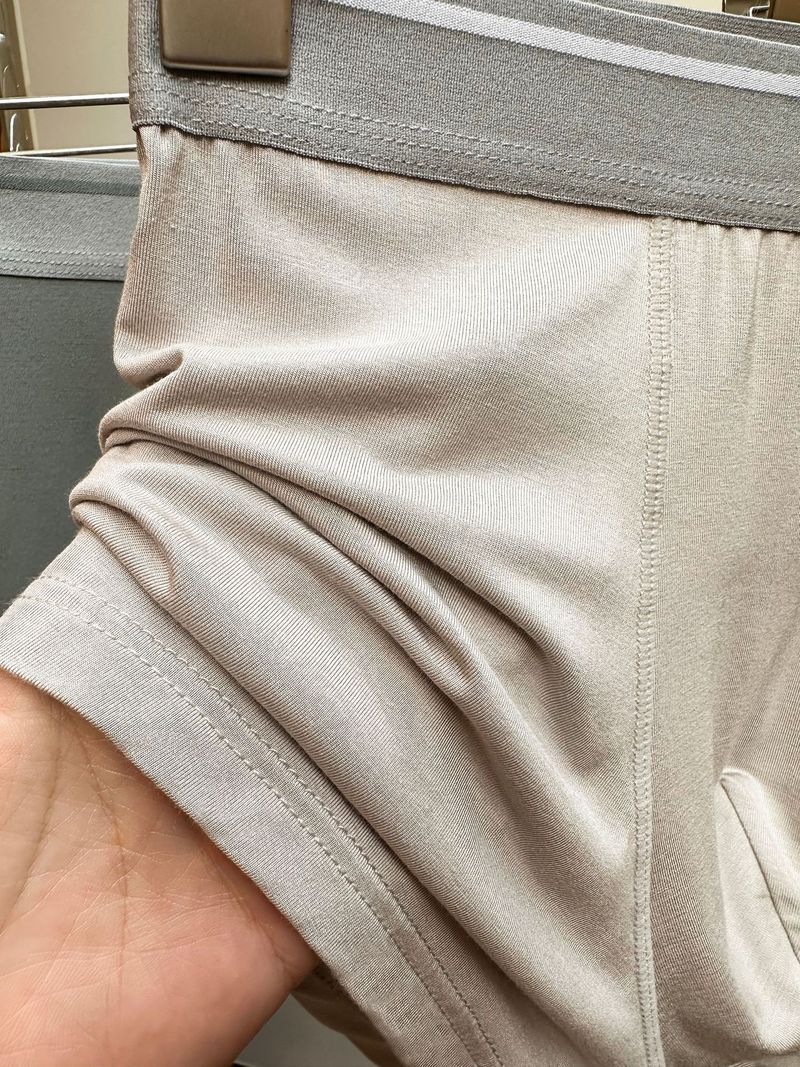 60er Joren Ukosi Seideschlupp Mesh Atmungsaktiv Männer Boxershorts Weich a Komfortabel U-fërmeg Täsch Dräierpack Ënnerwäsch_voghion.com