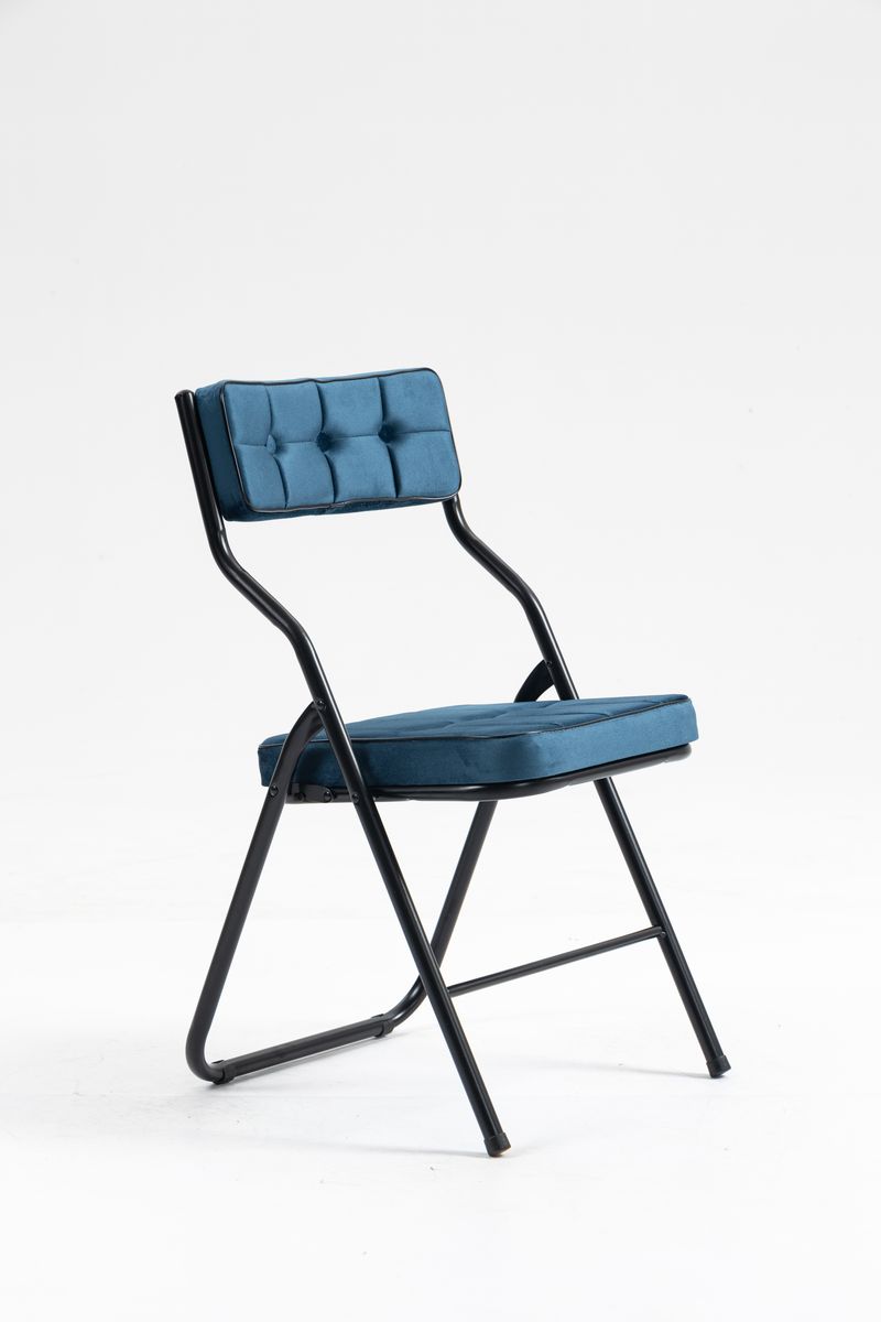 2er Set Faltstühle Mit Polster, Blu_voghion.com