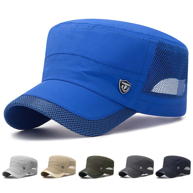 Women Quick Dry Military Hats Trucker Unisex Summer Flat Top Outdoor Army Cap Men Adjustable Baseball Caps Mesh Hat_voghion.com