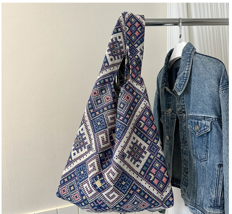 Efterår og vinter nye nationale vind stor kapacitet kvinde taske enkelt skulder armhule bucket taske all canvas taske stor taske_voghion.com