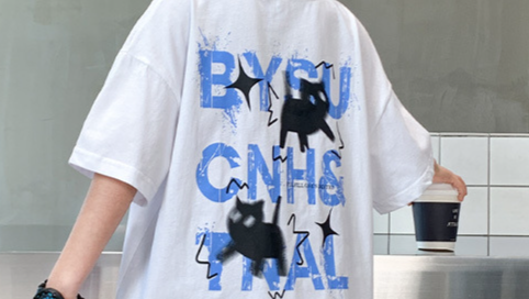 Boys' Summer Outfit 2-Piece Set - Short Sleeve Tee & Mid-Length Cotton Shorts With Letter Print | 85% Breathable Fabric | B-Class Safety Certified_voghion.com