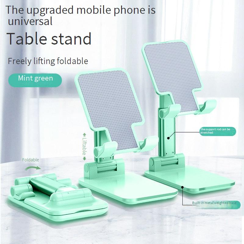 Universal Adjustable Phone Stand With Rotatable & Foldable Design, Alloy Desktop Holder For Smartphones Tablets, Compatible_voghion.com