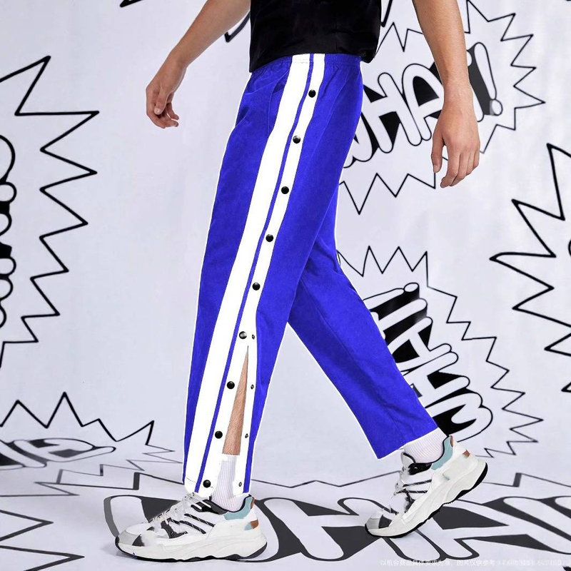 In Spring And Autumn, Basketball Is In Full Swing. Men's Trendy Sport, High-street, Ins, Versatile Straight-leg Pants_voghion.com