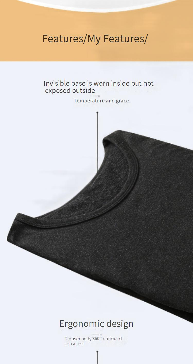 Thermal Underwear Set For Men & Women - Fleece Lined Warm Base Layer, Soft & Breathable Long Sleeve Tops & Pants, All-Season Comfort_voghion.com