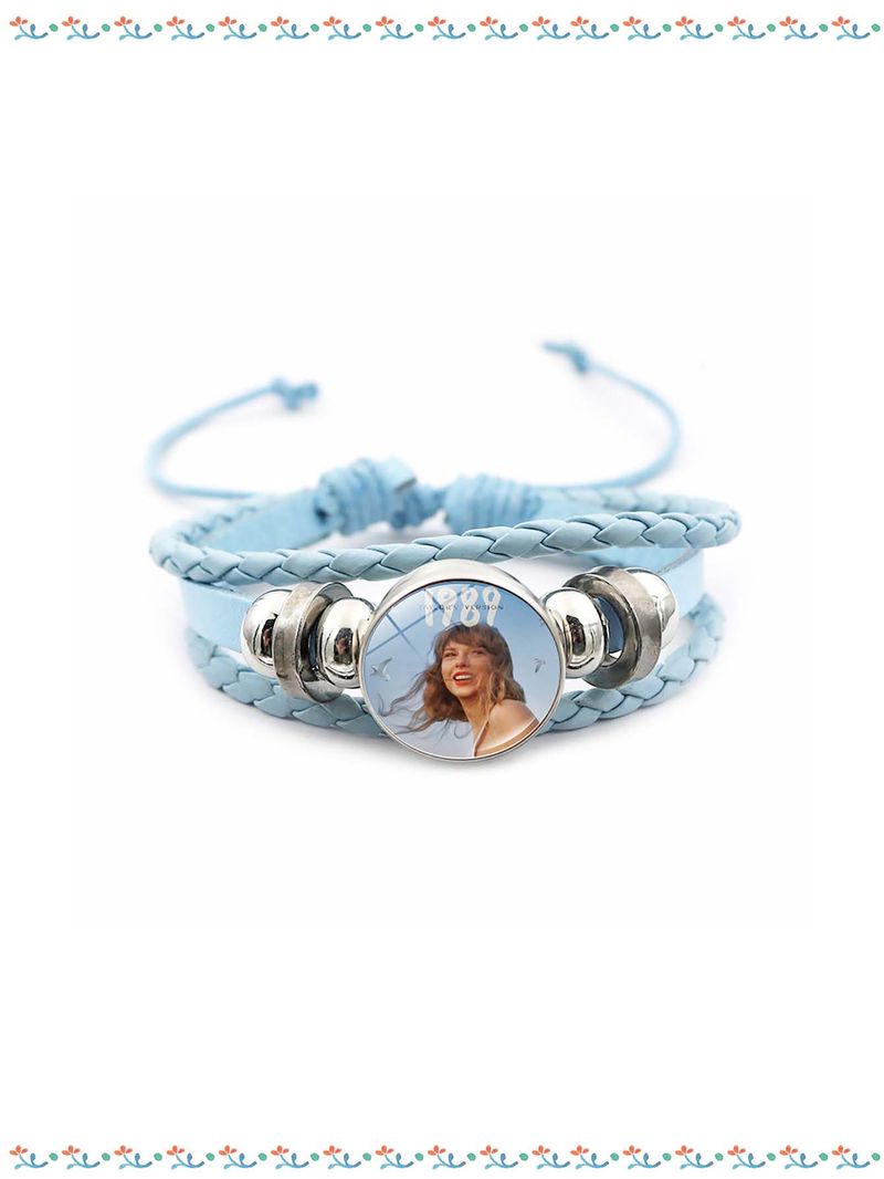 Accessori con bracciale rosa di Taylor Swift, regali per ragazze, accessori periferici di Star Anime, regali per feste di Natale e Ringraziamento per i fan_voghion.com