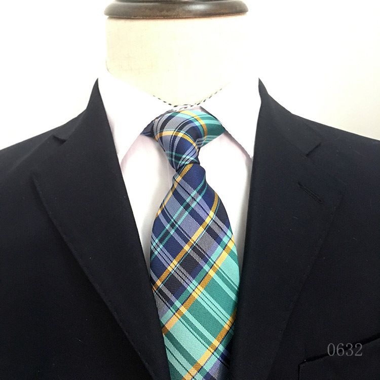 Cravatta scozzese britannica ad alta densità, camicia formale da uomo a quadri_voghion.com