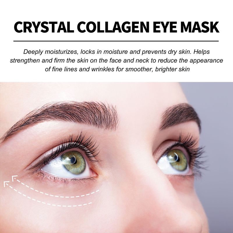 EELHOE Crystal Collagen spendet der Haut um die Augen Feuchtigkeit, reduziert feine Linien, strafft und hebt die Augenmaske_voghion.com