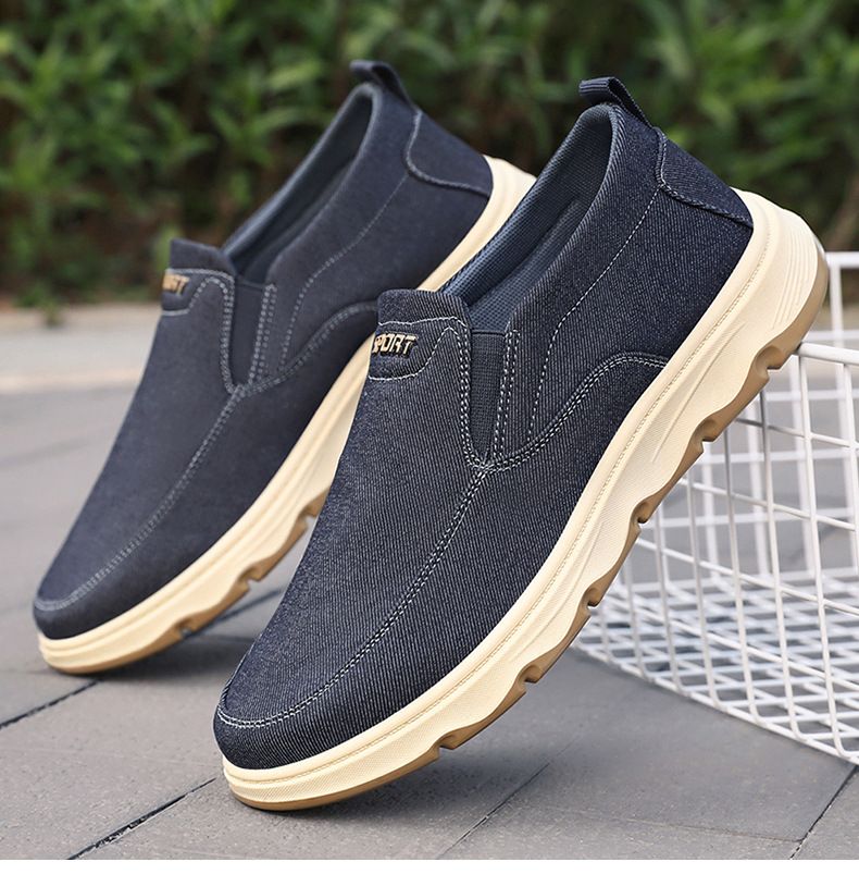 Schuhe Herren Neue Casual Sports Einzelschuhe Canvas Schuhe Vielseitige atmungsaktive One Pedal Dad Schuhe_voghion.com