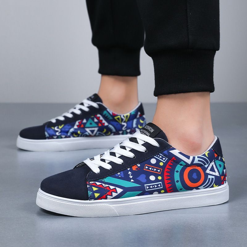 Jauni vīriešu apavi Modes ikdienas apavi Dēļu apavi Vīriešu sporta apavi ar zemu augšdaļu_voghion.com