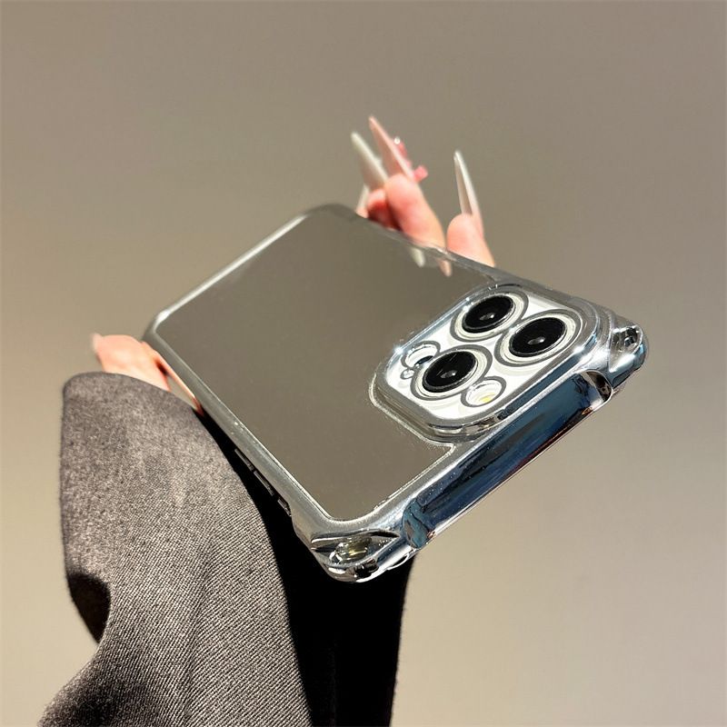 Custodia per telefono compatibile con iPhone 16 Pro, con cordino antiurto a quattro angoli, supporto per iPhone 15, sensazione premium, tracolla 12, 13_voghion.com