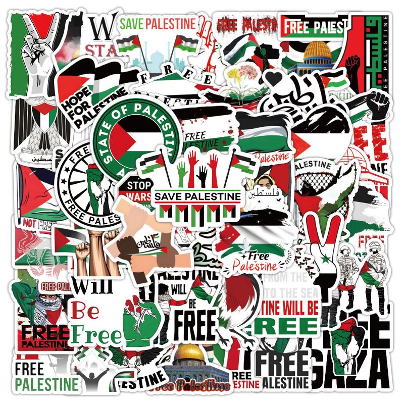 50 kusů samolepek s graffiti s motivem Pákistánu a Palestiny na ozdobení zavazadel, motocyklů, vodotěsných samolepek_voghion.com