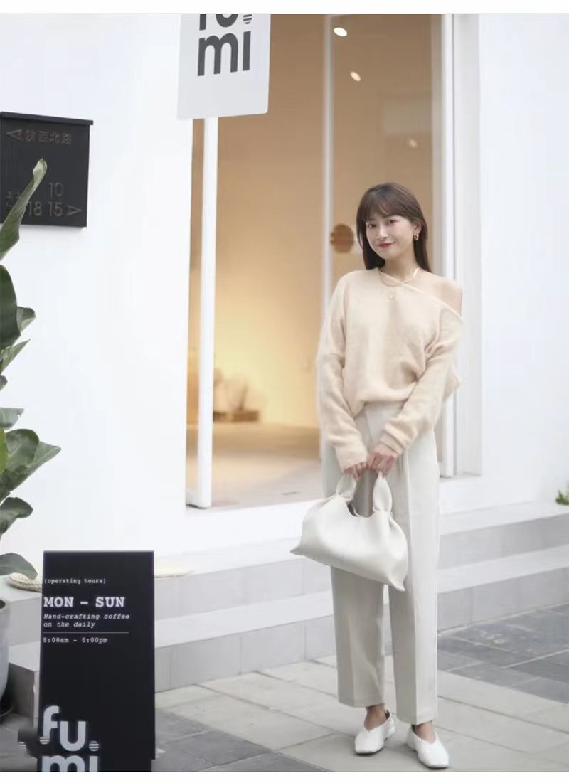 Grand sac latéral à bandoulière pour femmes, fourre-tout tendance de styliste, Simple, couleur unie, grande capacité, nouvelle collection hiver 2022_voghion.com