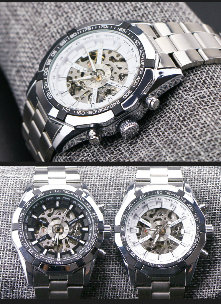 Volautomatisch hol mechanisch horloge, waterdicht retro herenboetiekhorloge, charmant zakelijk horloge, elite herenhorloge_voghion.com