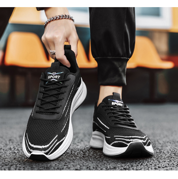 Zapatillas de viaje deportivas informales ligeras antideslizantes para hombre, zapatillas deportivas para caminar, correr, entrenar, gimnasio, zapatillas deportivas de moda_voghion.com