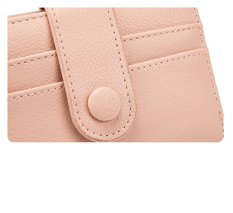 Trendy Multi-function Folding Student Coin Purse Women's Credit Card Storage Bag Short Purse Women's Advanced Sense_voghion.com