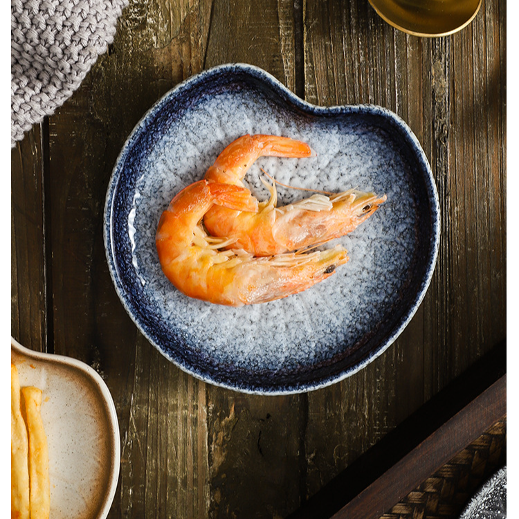 Dinner Plate Dessert Plate Cake Plate Ceramic Creative Snack Plate Tableware Bone Plate Afternoon Tea Melon Seeds Plate_voghion.com