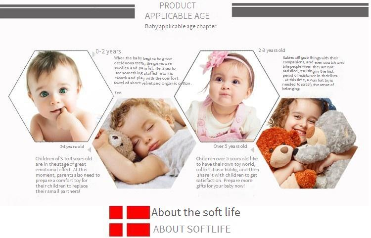 Stuffed Animals Soft Life Gray Pajamas Bear Plush Toy Children Sleeping Comfort Doll Hat Bear Doll Birthday Gift_voghion.com