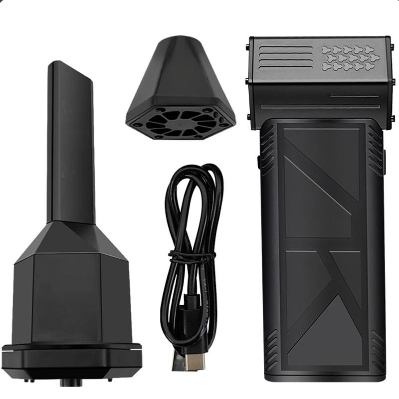 High-Power 2-in-1 Blower Vacuum, Handheld Lithium Battery Turbo Blower For Outdoor Snow Leaves Dust, KC Certified_voghion.com