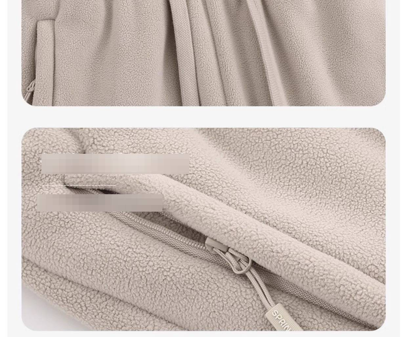 Herren-Sweatpants aus schwerem Fleece – Winterplüschfutter, lockere Passform, Kordelzug in der Taille (Schwarz/Grau/Khaki, S-5XL)_voghion.com