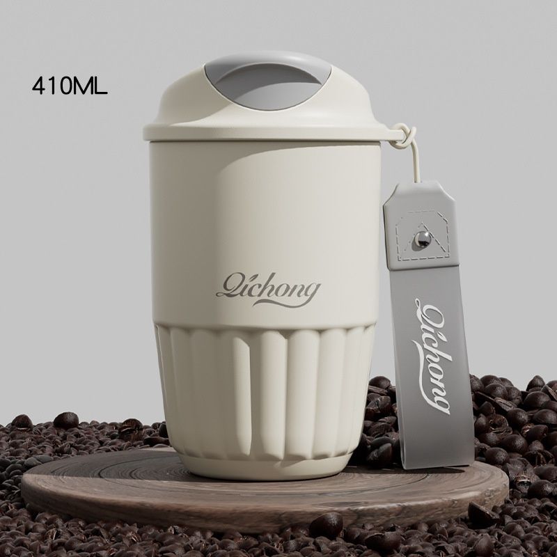 316 Stainless Steel Coffee Cup High-Fashion Ceramic Thermos Flask Portable Travel Mug Trending Customisable Water Bottle_voghion.com