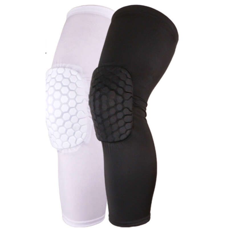 Basketball Honeycomb Knee Leg For Sports Collision Prevention, High Elasticity, Breathability, And Quick Drying_voghion.com