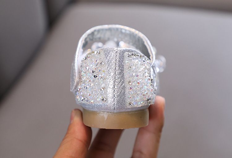 Scarpe da ballo per bambina, bambina, principessa, con diamanti, singole, per spettacoli di danza, per bambini grandi_voghion.com