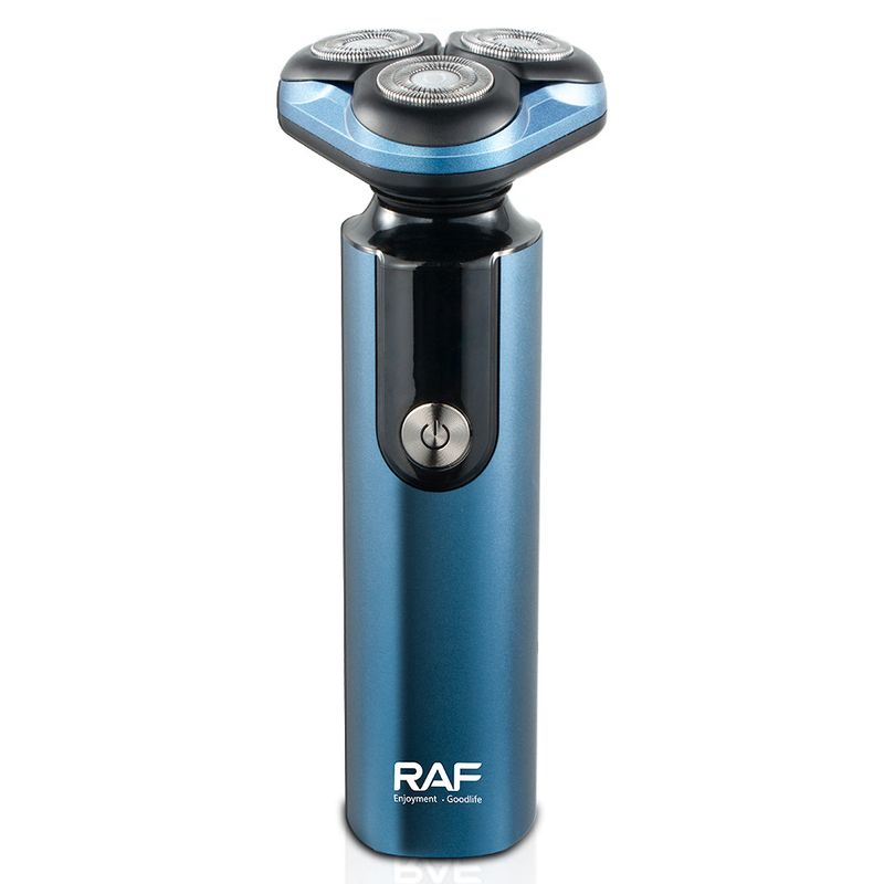 RAF Electric Shaver, Rechargeable Three Heads Independent Floating Digital Display Portable Men's Razor_voghion.com