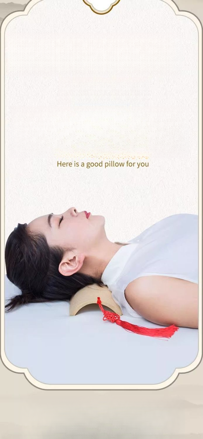 【Bestseller】Bamboo Tube Adult Stretching Bamboo Relaxing Correcting Lumbar Spine Cooling Cervical Pillow_voghion.com