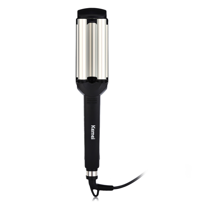 Kemei KM-2022 Egg Roll Wool Electric Iron Ceramic Household Curling Tool_voghion.com
