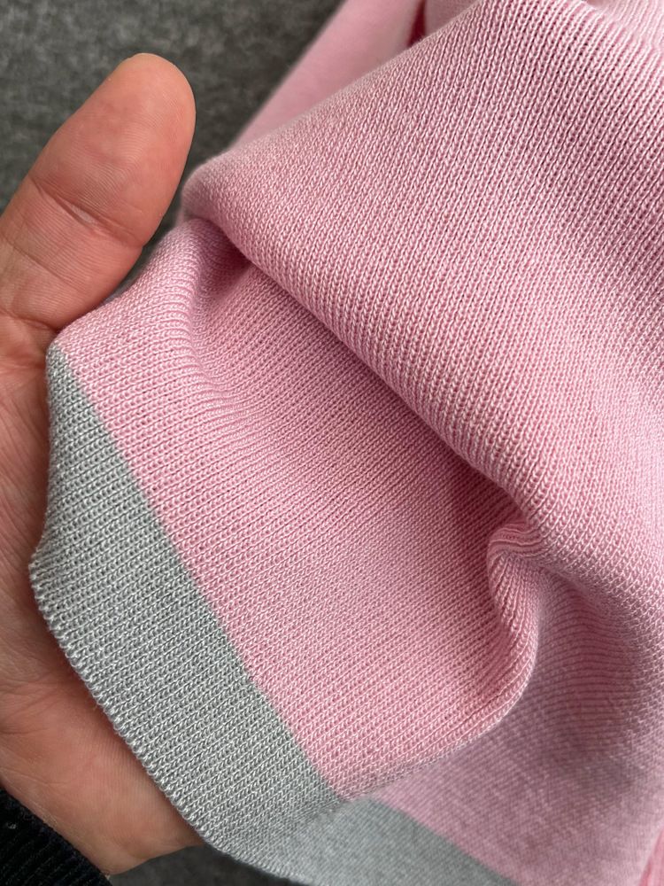 2024 Nuevo traje de moda para mujer primavera estilo coreano cuello en V suelto contraste de color tejido de dos piezas cintura alta pantalones de pierna ancha_voghion.com