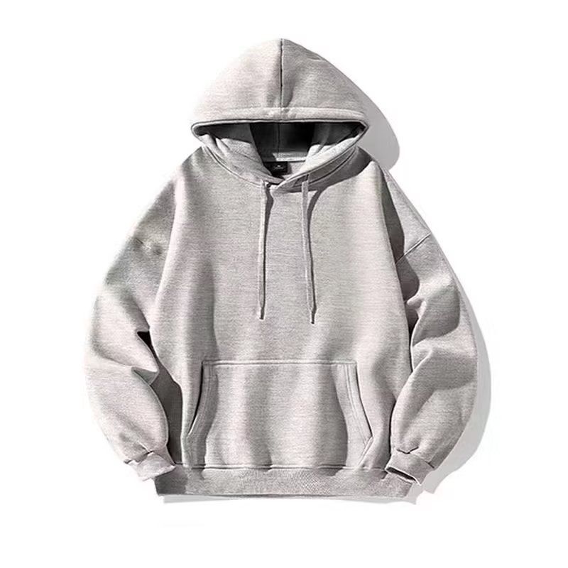 Roupas masculinas Moletom com capuz masculino Ins estilo solto marca da moda primavera e outono masculino solto top fino jaqueta de cor sólida atacado_voghion.com