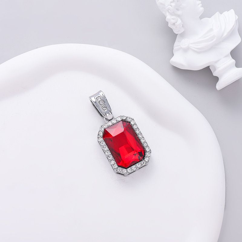 Red Personality Fashion Commuting Simple Pendant New Fried Dough Twists Necklace Jewelry_voghion.com