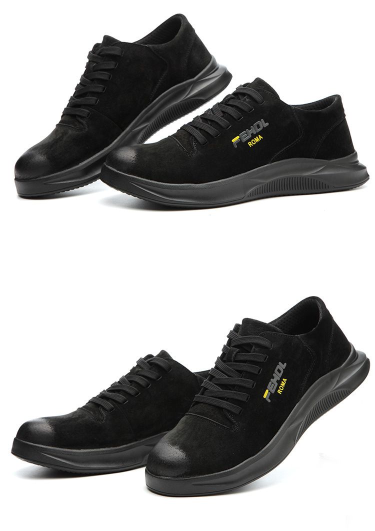 Scarpe antinfortunistiche in acciaio baotou anti-sfondamento anti-piercing resistenti all'usura suola morbida e confortevole vecchie scarpe antinfortunistiche scarpe antinfortunistiche da lavoro_voghion.com
