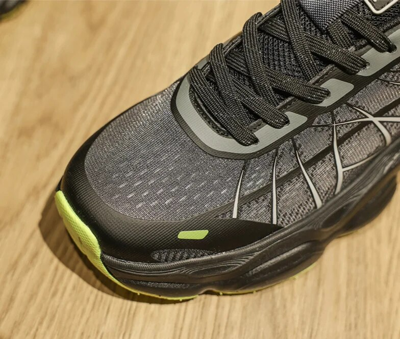 Nuove scarpe da corsa in rete, scarpe da papà traspiranti con suola spessa primaverili ed estive_voghion.com