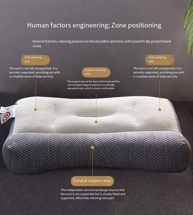 Poor Sleep, Snoring, Pillows Suitable For The Entire Population, Anti Traction, Cervical Discomfort, Pillow Core, Neck Protection, Sleep Aid Pillow_voghion.com