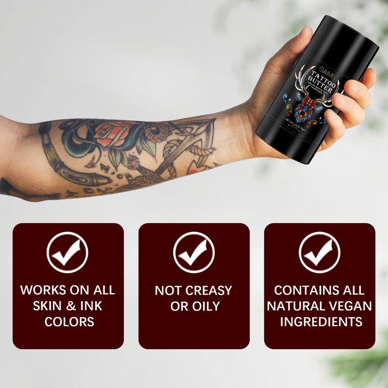 ELAIMEI and Moisturizing Embroidery Color Enhancement Rotating Tattoo Care Cream 75g_voghion.com