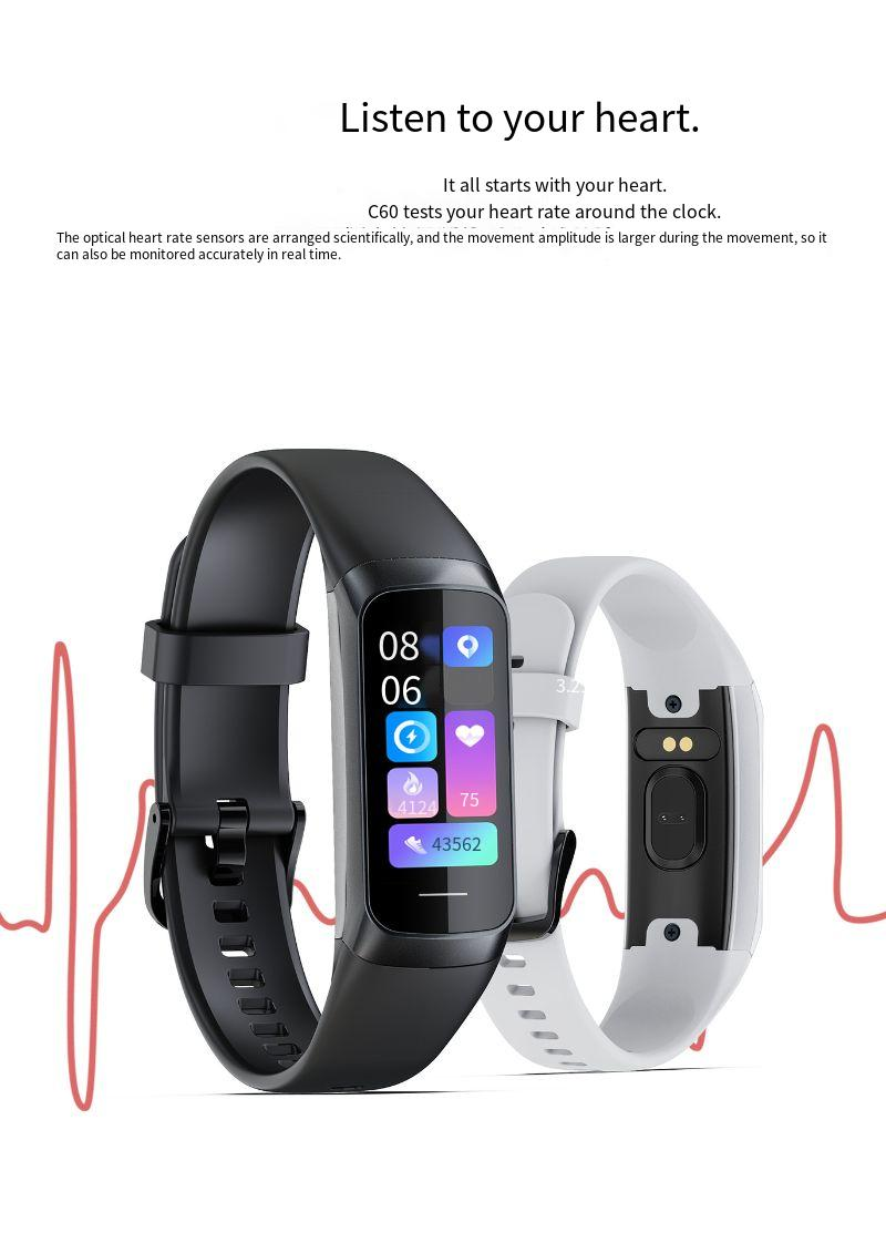 Children's watch Hd color screen smart blood oxygen bracelet health detection technology Bluetooth watch_voghion.com