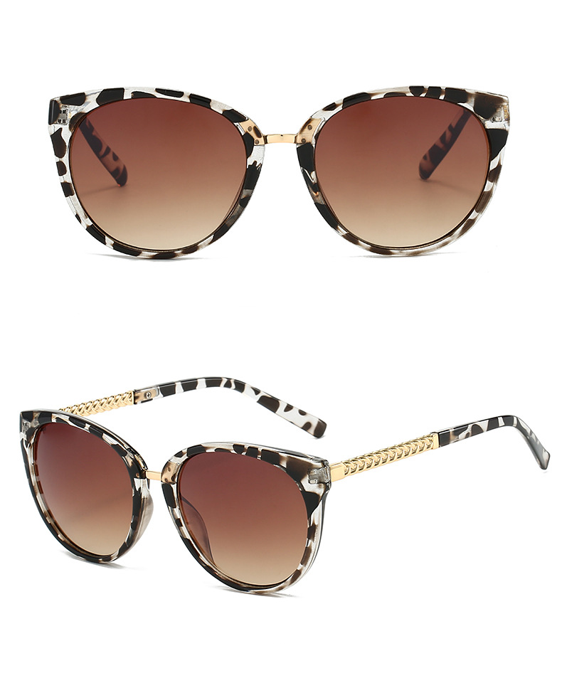 Monture de lunettes à monture de chat torsadée, accessoire de maquillage féminin, myopie, peut être assortie à une monture carrée de degré 8621_voghion.com