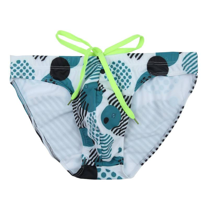 New Men's Swimming Trunks, Low-waist Sexy And Fashionable Printed Triangular Swimming Trunks, Youth Swimming Trunks For Men_voghion.com