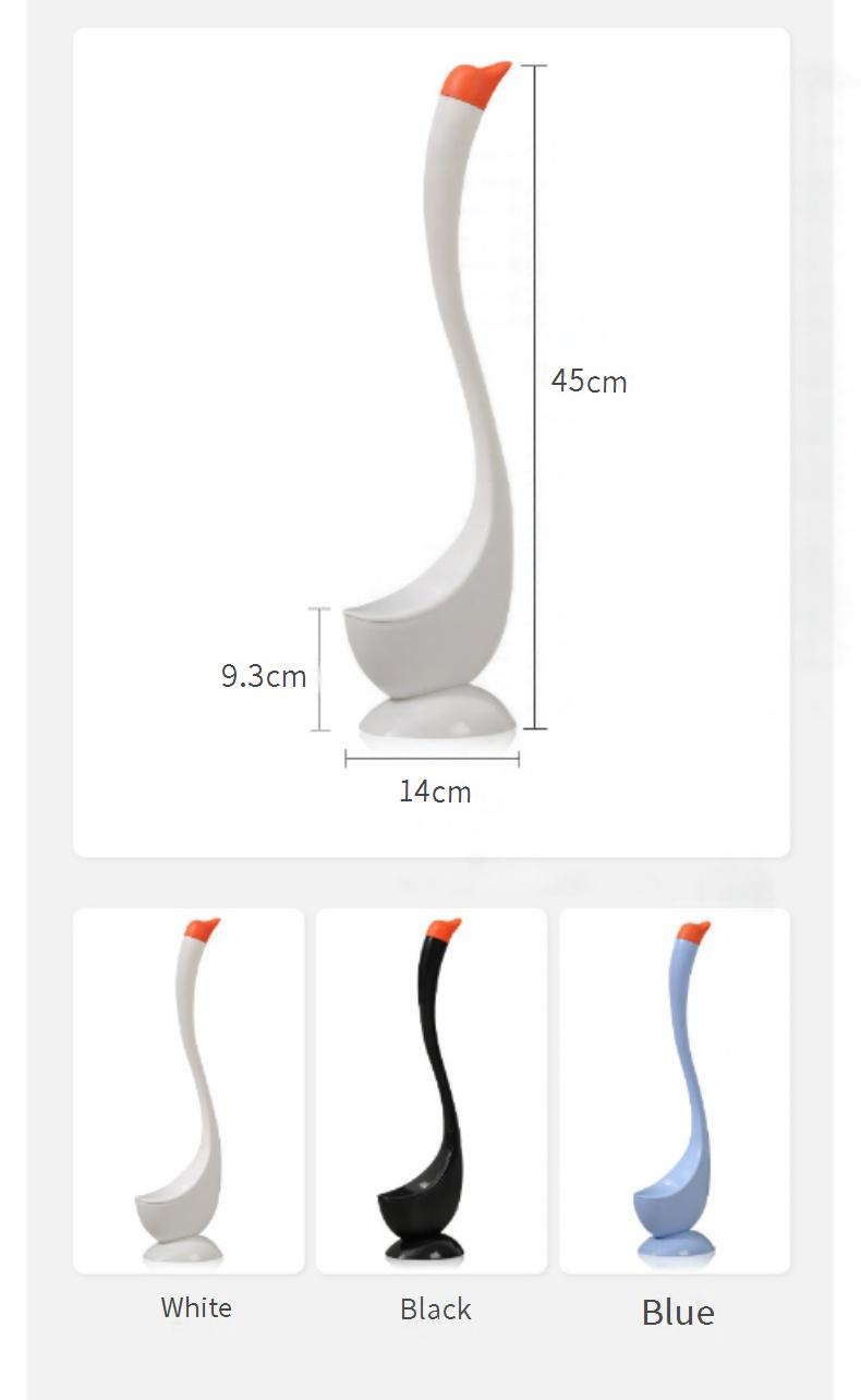 Elegantes Schwanen-WC-Set – kratzfeste 360°-Bürste und eleganter Ständer für luxuriöse Badezimmerdekoration
ACZT_voghion.com