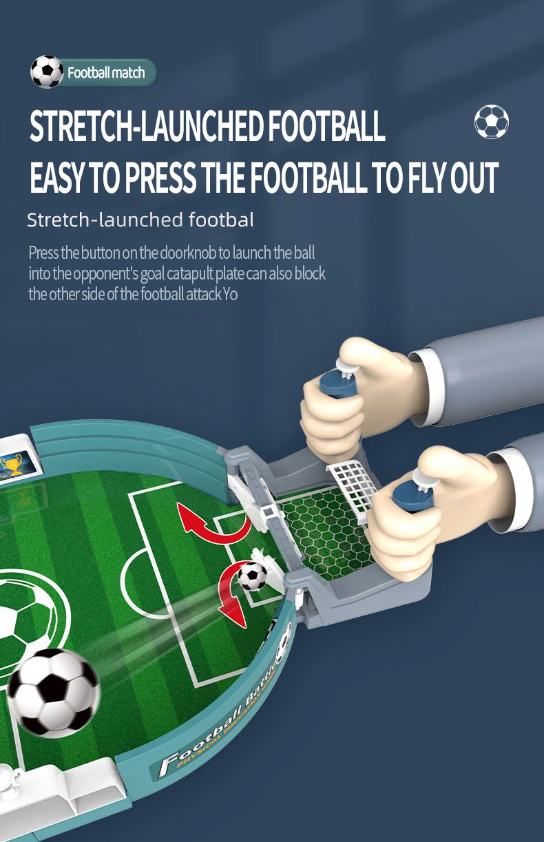Large Football Table Children's Educational Game Toy Two-man Match Parent-child Interactive Football Table Game Toys_voghion.com