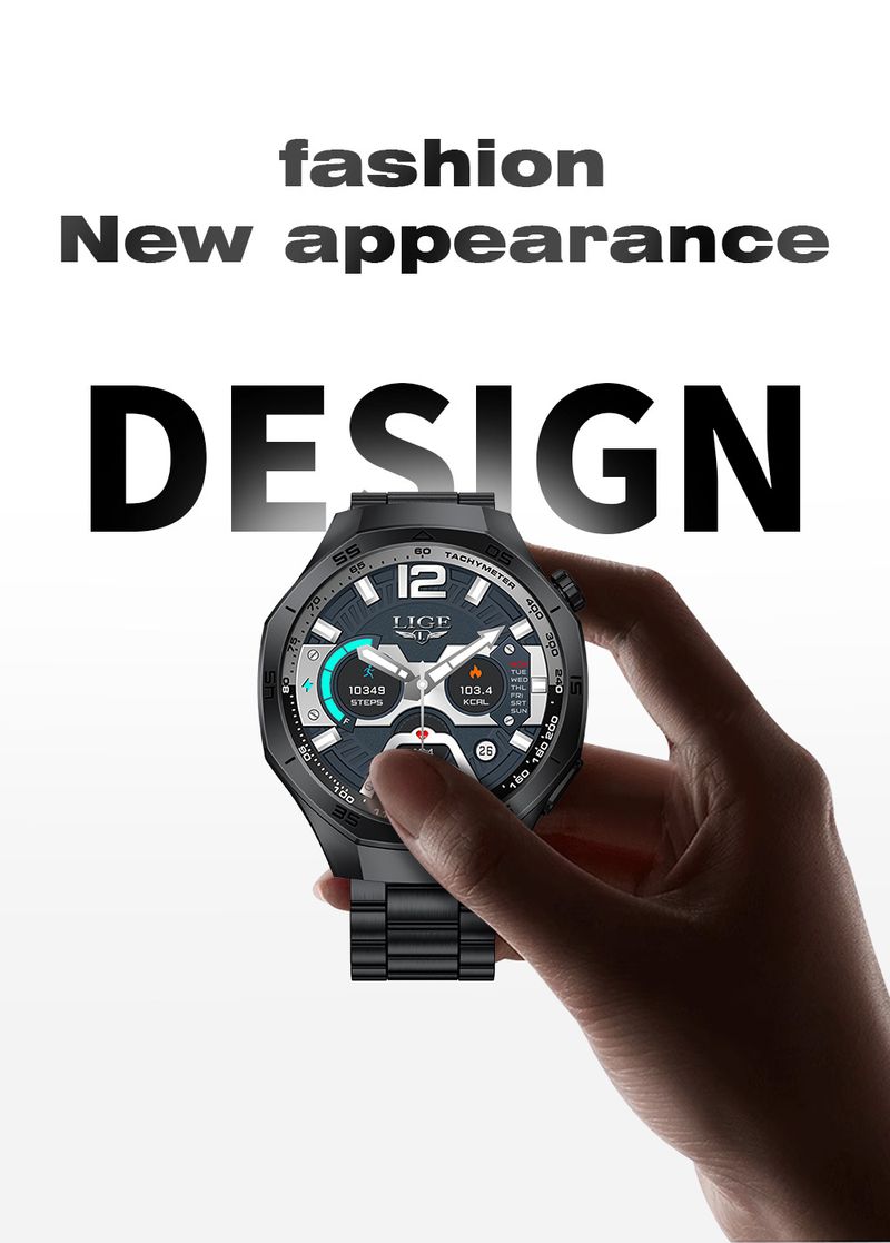 New Cross Border Smart Watch Sports Track Bluetooth Call Sports Mode Heart Rate Health Monitoring Watch_voghion.com