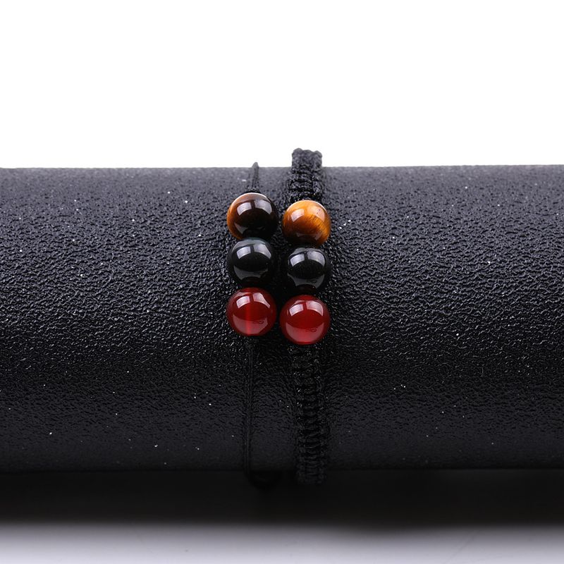 Ensemble de bracelets pour couple en lapis-lazuli et améthyste – Bijoux tressés en quartz rutile doré et pierre de raisin, cadeau en pierres précieuses naturelles pour couples_voghion.com