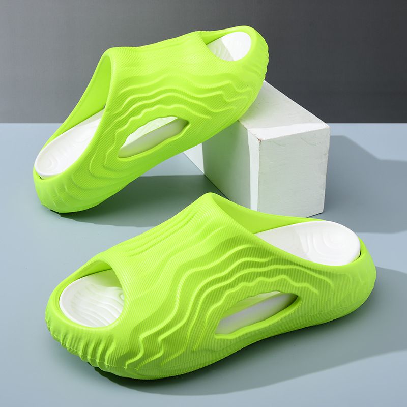 Nuovo tipo di pantofola estiva da uomo One Word, con rialzo per l'altezza, anti-odore, resistente all'usura, personalizzata._voghion.com