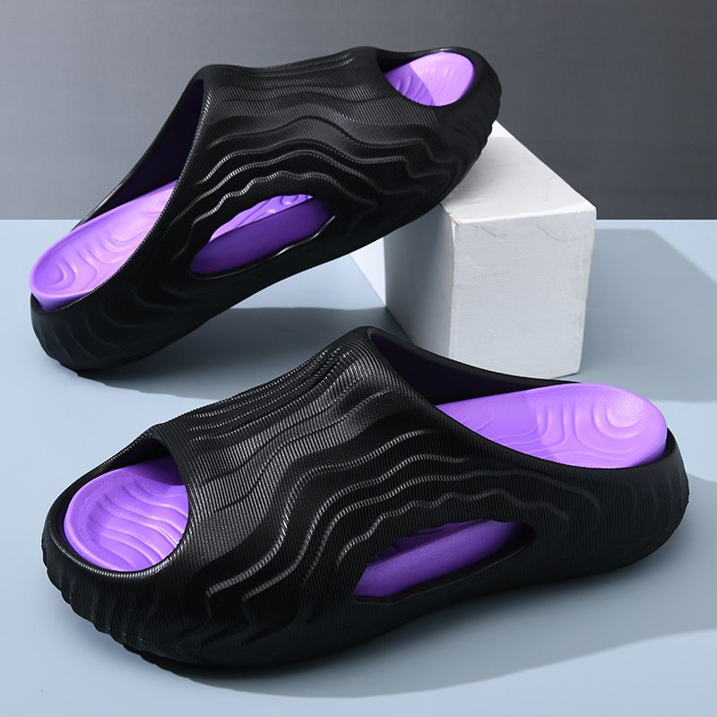 Nuovo tipo di pantofola estiva da uomo One Word, con rialzo per l'altezza, anti-odore, resistente all'usura, personalizzata._voghion.com