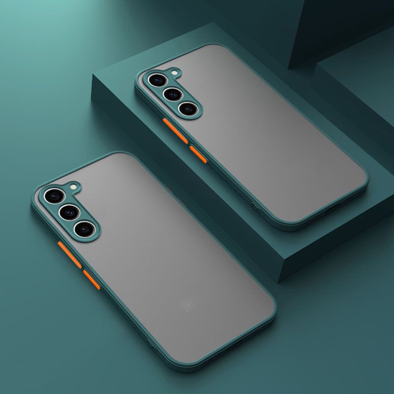 Lyxigt matt silikonskal för Samsung Galaxy A14 A24 A34 A54 A15 A25 A35 A55 A16 A26 A36 A56 Armor baksida fodral fodral_voghion.com