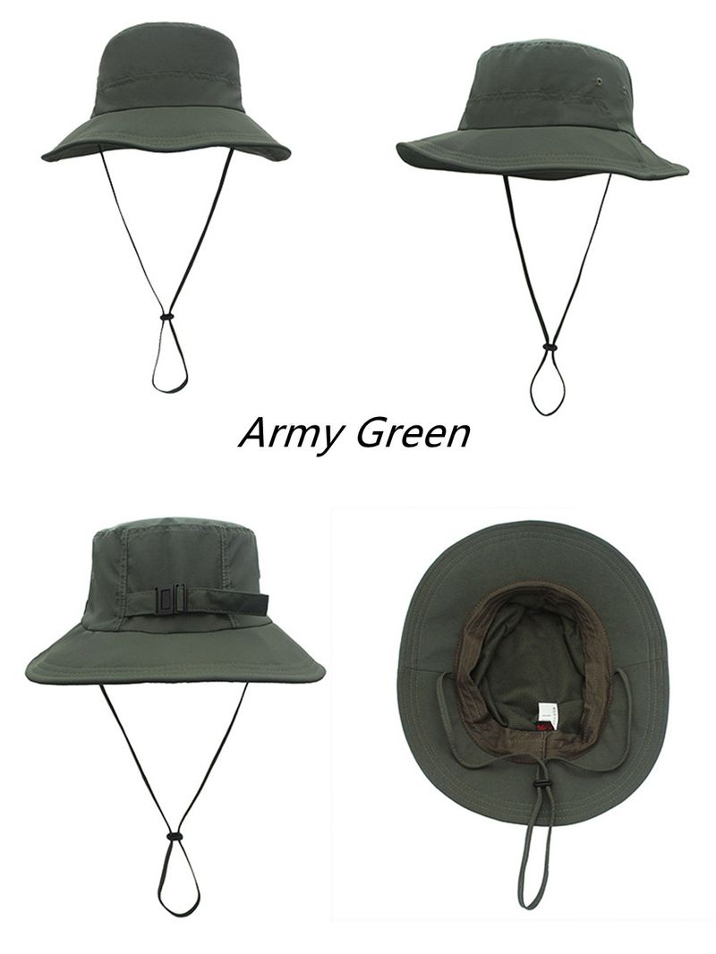 Cappello da pescatore da donna alla moda Connectyle, regolabile, traspirante, antivento, ad asciugatura rapida, protezione UV, tesa larga, per sole, all'aperto, tutti i giorni_voghion.com