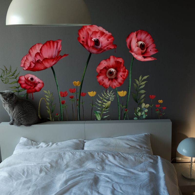Aufkleber Halloween Blut Handabdruck Fußabdrücke Dekorative Wandaufkleber Fensteraufkleber Wohnzimmer Schlafzimmer Hintergrund Home Dekoration Aufkleber_voghion.com