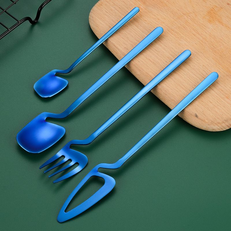 304 Fantasy Coffee Creative viseća šalica, žlica za desert od nehrđajućeg čelika, nož, vilica, žlica, set posuđa od 16/24 dijela_voghion.com